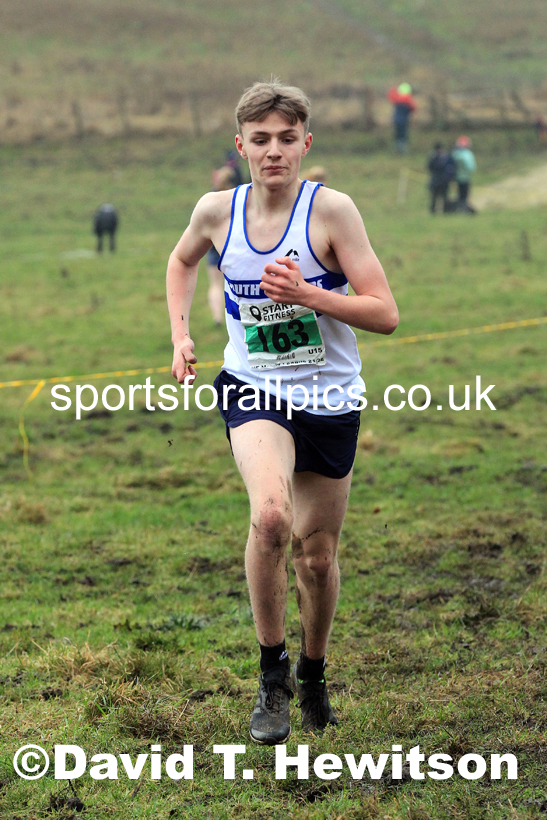 Boys under-15s 2022 North Eastern Harrier League, Thornley Farm, Peterlee, County Durham. Photo: David T. Hewitson/Sports for All Pics